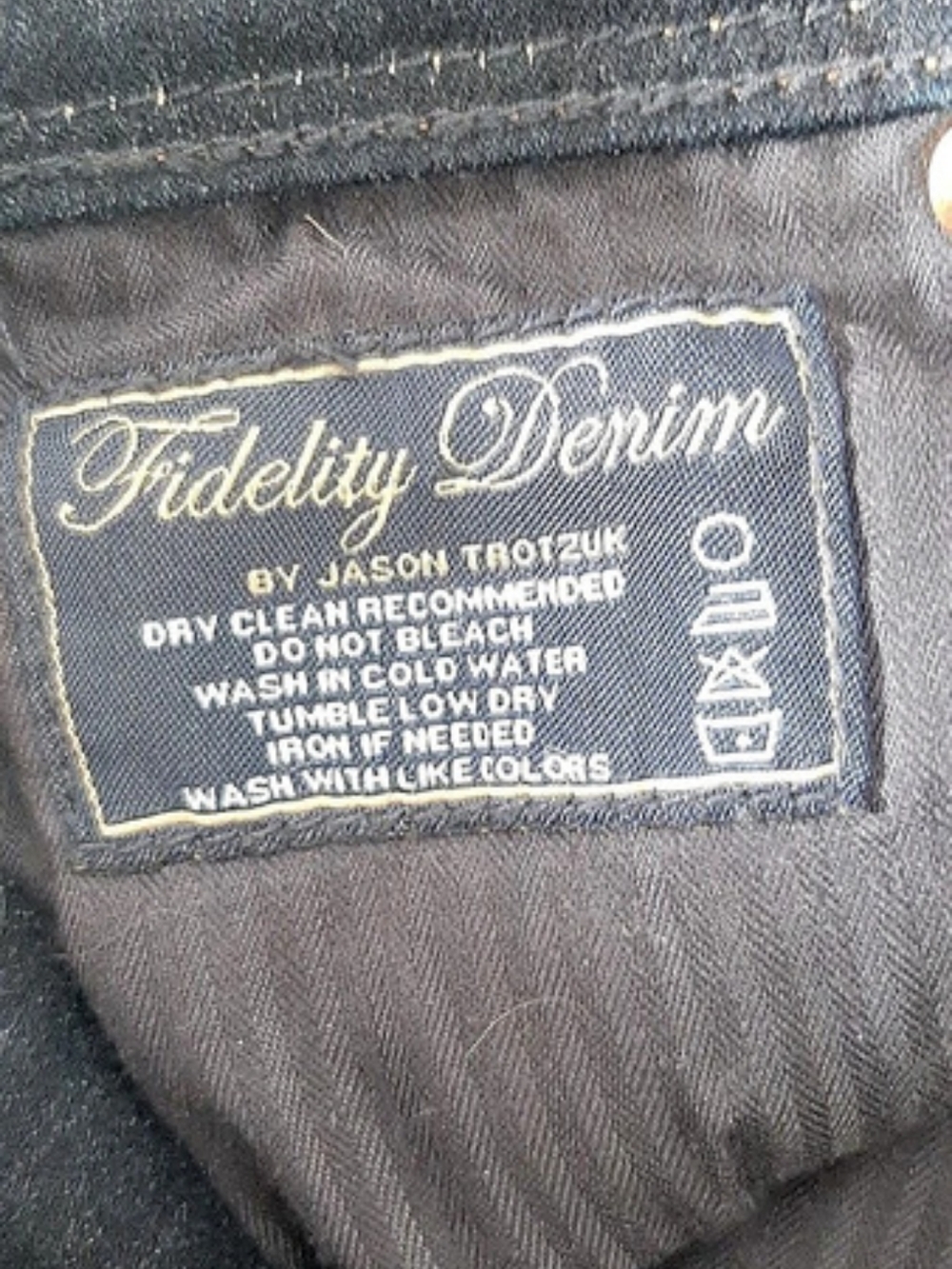 Fidelity💙"STEVIE"NWOT  Scorpion Rinse Straight Leg Jeans Jeans Like New Sz 29 - Picture 2 of 10